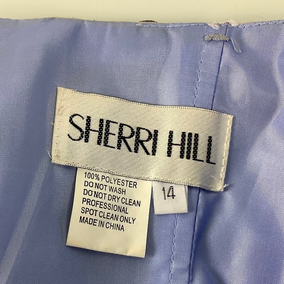 Sherri Hill 1928 Beaded Strapless Cocktail dress Size 12 EUC - Picture 5 of 12